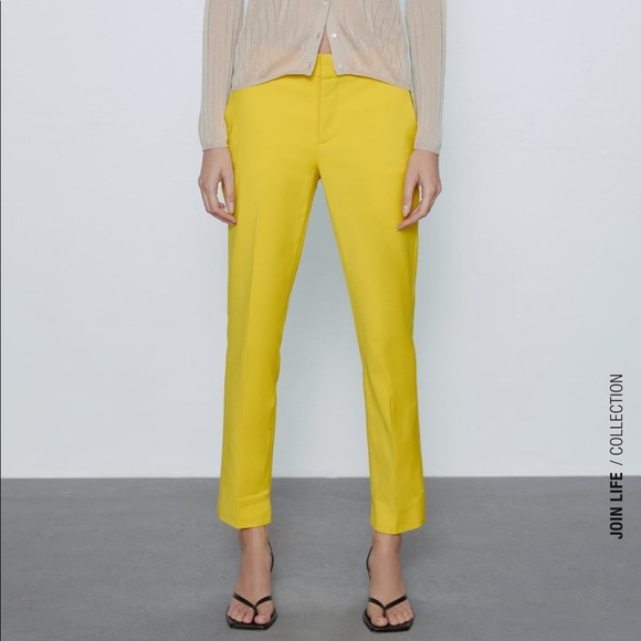 ZARA BNWT Double Faced Chino Pants - Picture 1 of 5